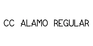 CC Alamo Regular Font
