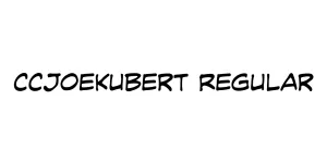 CCJoeKubert Regular Font