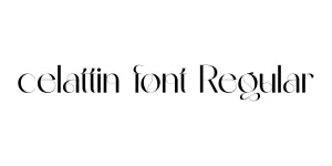 celattin font Regular Font
