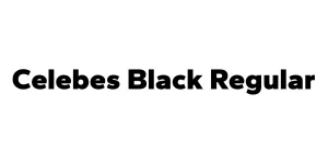 Celebes Black Regular Font