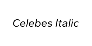 Celebes Italic Font