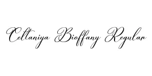 Celtaniya Bioffany Regular Font