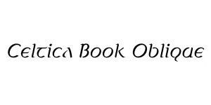 Celtica Book Oblique Font