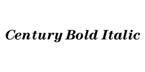 Century Bold Italic Font