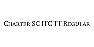 Charter SC ITC TT Regular Font