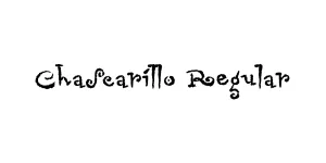 Chascarillo Regular Font