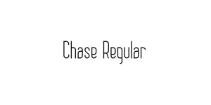 Chase Regular Font