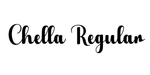 Chella Regular Font