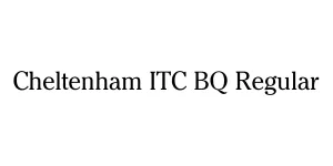 Cheltenham ITC BQ Regular Font