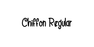 Chiffon Regular Font