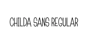 Childa Sans Regular Font