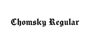Chomsky Regular Font