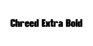 Chreed Extra Bold Font