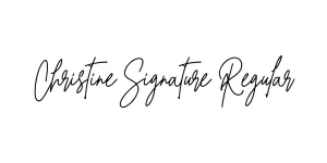Christine Signature Regular Font