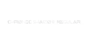 Chronic Shadow Regular Font