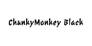 ChunkyMonkey Black Font
