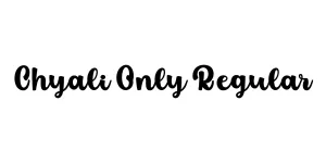 Chyali Only Regular Font