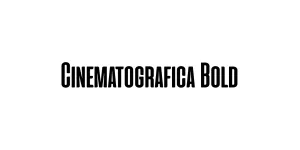 Cinematografica Bold Font
