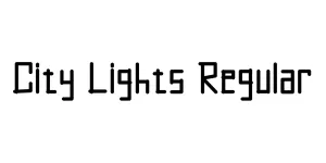 City Lights Regular Font