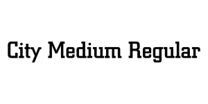 City Medium Regular Font
