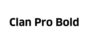 Clan Pro Bold Font