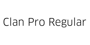 Clan Pro Regular Font