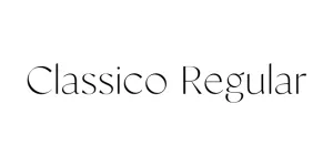 Classico Regular Font