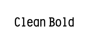 Clean Bold Font