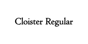 Cloister Regular Font