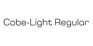 Cobe-Light Regular Font