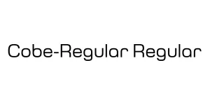 Cobe-Regular Regular Font