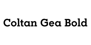 Coltan Gea Bold Font
