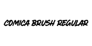 Comica Brush Regular Font