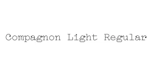 Compagnon Light Regular Font