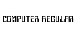 Computer Regular Font
