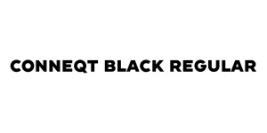 Conneqt Black Regular Font