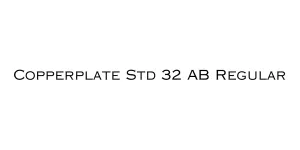 Copperplate Std 32 AB Regular Font