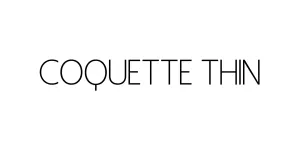 Coquette Thin Font