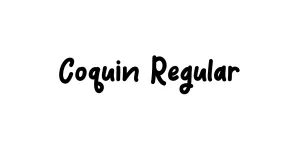 Coquin Regular Font