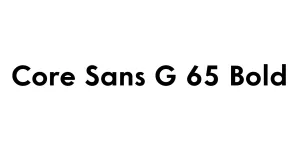 Core Sans G 65 Bold Font