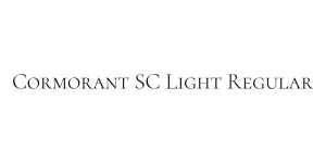 Cormorant SC Light Regular Font