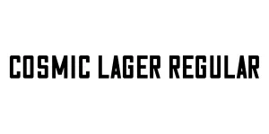 Cosmic Lager Regular Font