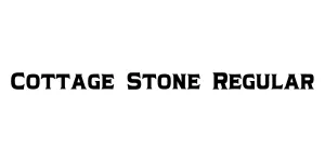 Cottage Stone Regular Font