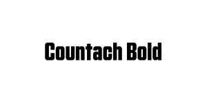 Countach Bold Font