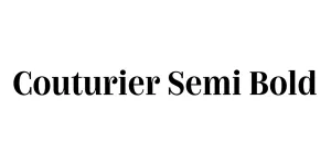 Couturier Semi Bold Font