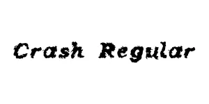Crash Regular Font