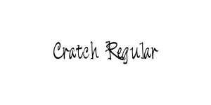 Cratch Regular Font