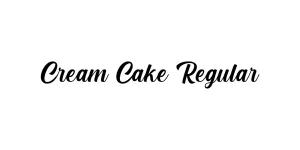Cream Cake Regular Font