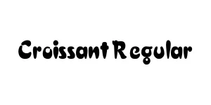 Croissant Regular Font