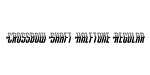 Crossbow Shaft Halftone Regular Font